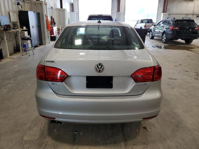 3VWDP7AJXCM402121 - 2012 VOLKSWAGEN JETTA SE SILVER photo 6