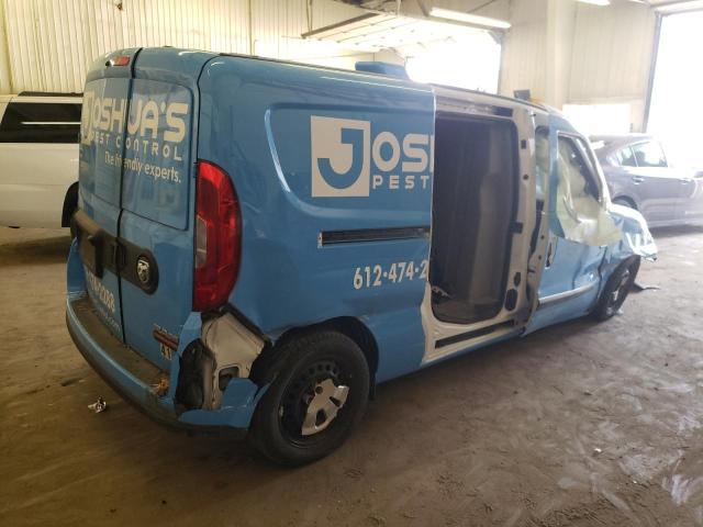 ZFBHRFBBXL6P12546 - 2020 RAM PROMASTER SLT BLUE photo 3