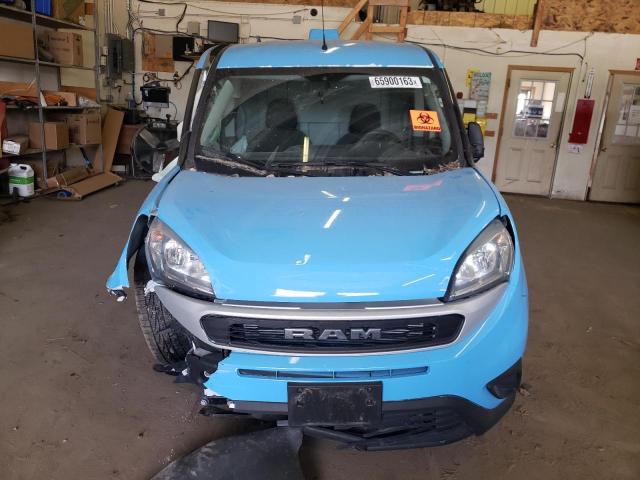 ZFBHRFBBXL6P12546 - 2020 RAM PROMASTER SLT BLUE photo 5