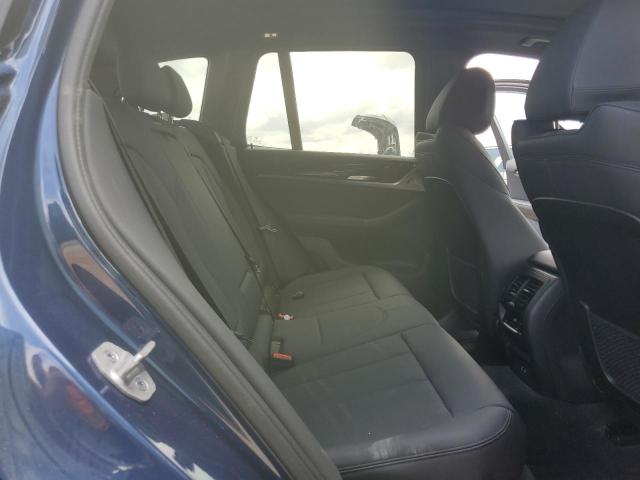5UXTY3C09M9G40908 - 2021 BMW X3 SDRIVE30I BLUE photo 10