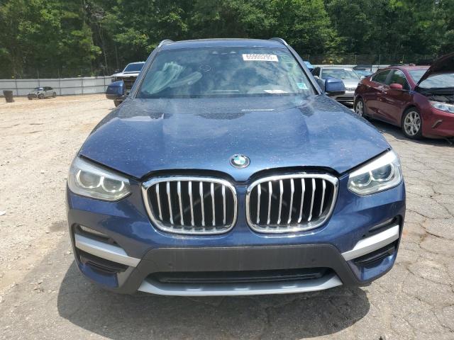 5UXTY3C09M9G40908 - 2021 BMW X3 SDRIVE30I BLUE photo 5