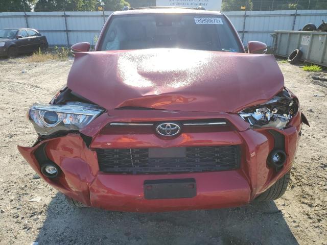 JTENU5JRXM5845463 - 2021 TOYOTA 4RUNNER SR5/SR5 PREMIUM 红色 照片 5