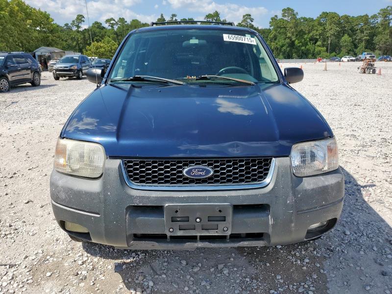 1FMYU03134DA22466 - 2004 FORD ESCAPE XLT BLUE photo 5