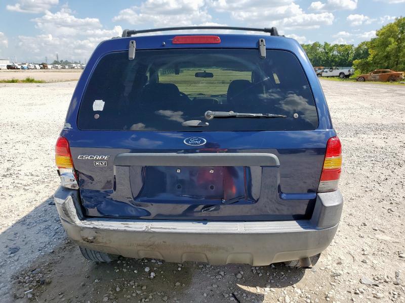1FMYU03134DA22466 - 2004 FORD ESCAPE XLT BLUE photo 6