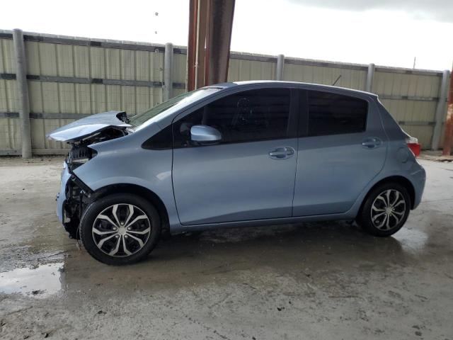 VNKKTUD36EA005644 - 2014 TOYOTA YARIS BLUE photo 1