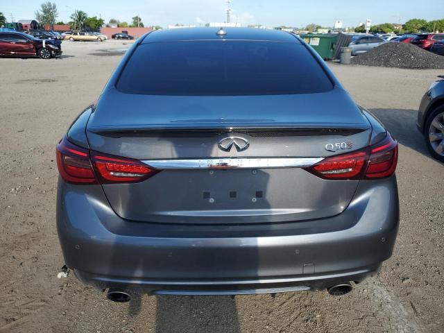 JN1FV7AP1KM760436 - 2019 INFINITI Q50 RED SPORT 400 GRAY photo 6