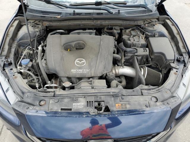 JM1BN1M38H1118565 - 2017 MAZDA 3 GRAND TOURING BLUE photo 11
