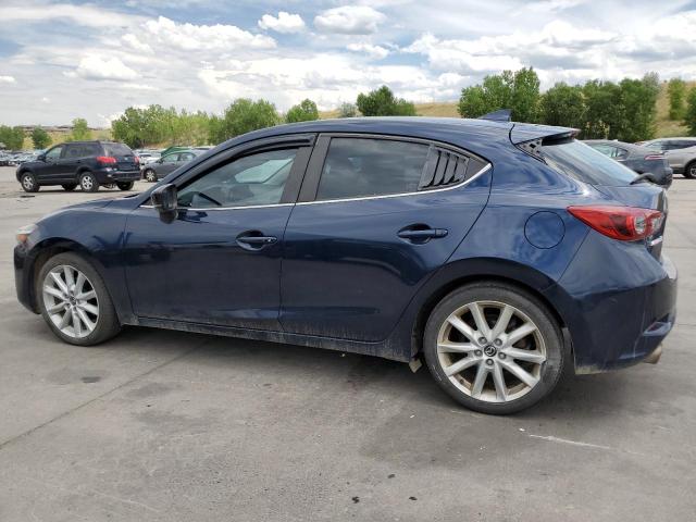 JM1BN1M38H1118565 - 2017 MAZDA 3 GRAND TOURING BLUE photo 2