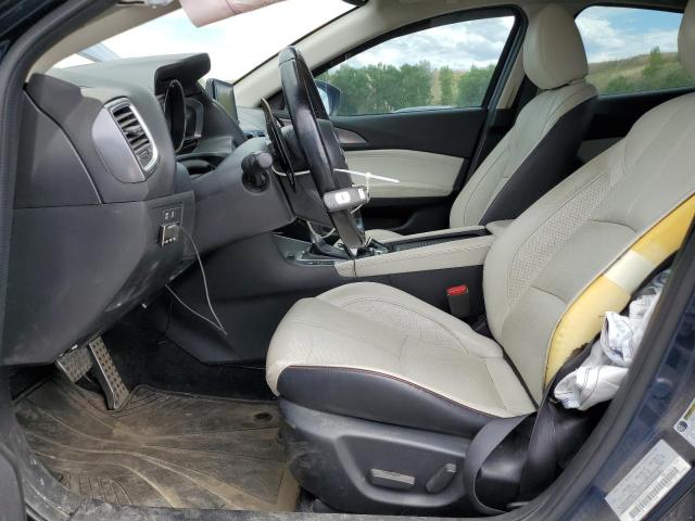 JM1BN1M38H1118565 - 2017 MAZDA 3 GRAND TOURING BLUE photo 7