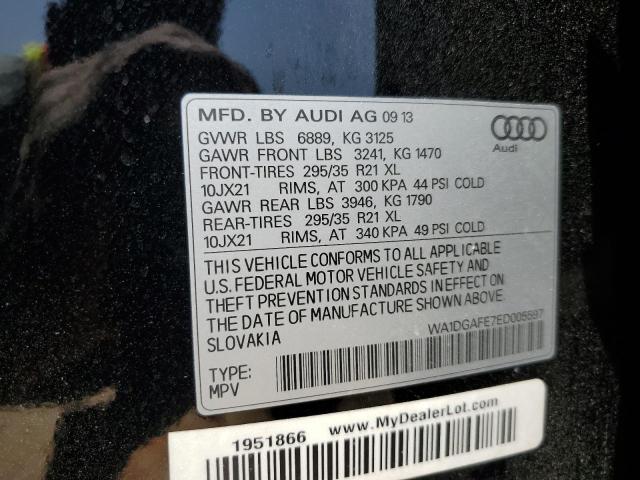 WA1DGAFE7ED005597 - 2014 AUDI Q7 PRESTIGE 黑色 照片 12