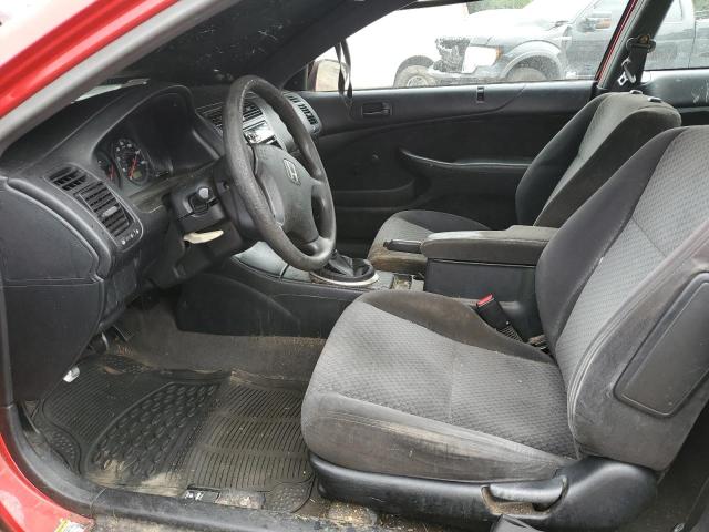 1HGEM213X5L052242 - 2005 HONDA CIVIC DX VP Rot Foto 7