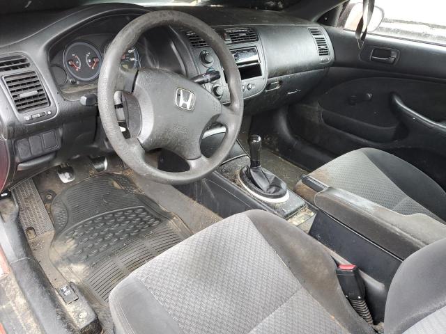 1HGEM213X5L052242 - 2005 HONDA CIVIC DX VP Rot Foto 8