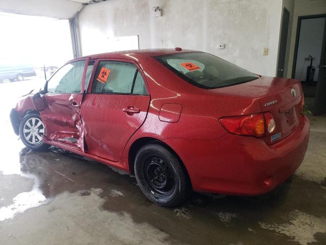 JTDBL40E89J025691 - 2009 TOYOTA COROLLA BASE RED photo 2