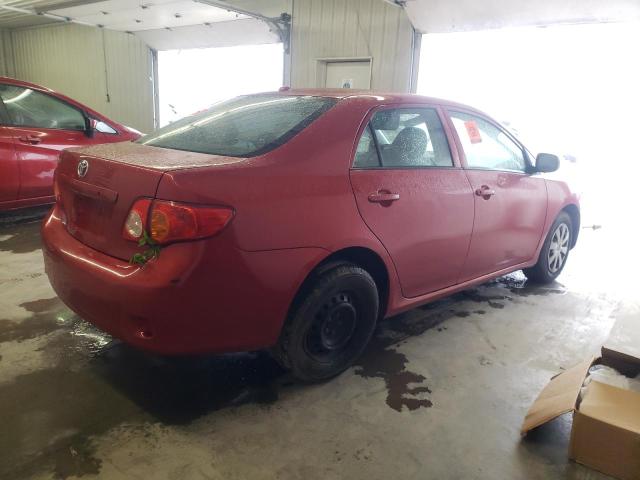 JTDBL40E89J025691 - 2009 TOYOTA COROLLA BASE RED photo 3