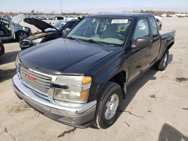 1GTDT199788151754 - 2008 GMC CANYON BLACK photo 2