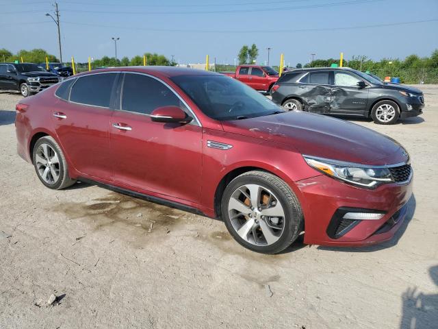 5XXGT4L35KG358845 - 2019 KIA OPTIMA LX Қызыл фото 4
