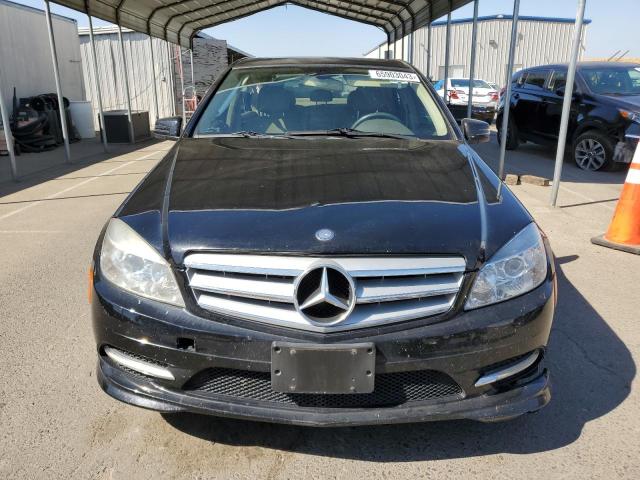 WDDGF5EB5BA518127 - 2011 MERCEDES-BENZ C 300 BLACK photo 5