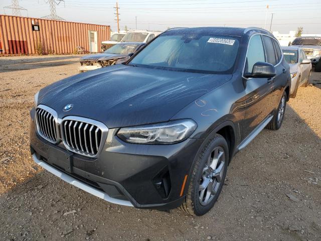 5UX53DP03P9T17754 - 2023 BMW X3 XDRIVE30I BLACK photo 1