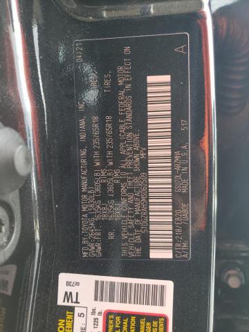 5TDGZRAH5MS062509 - 2021 TOYOTA HIGHLANDER XLE أسود صورة 13