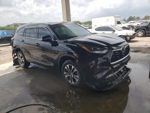 5TDGZRAH5MS062509 - 2021 TOYOTA HIGHLANDER XLE أسود صورة 4