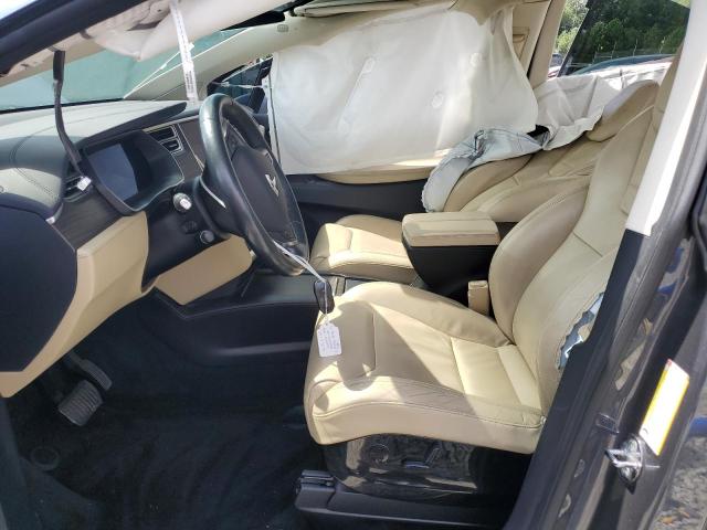 5YJXCBE26GF016386 - 2016 TESLA MODEL X CHARCOAL photo 7