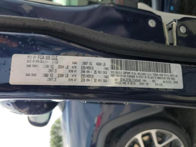 3C4NJDCB6JT245445 - 2018 JEEP COMPASS LIMITED Mavi fotoğraf 14