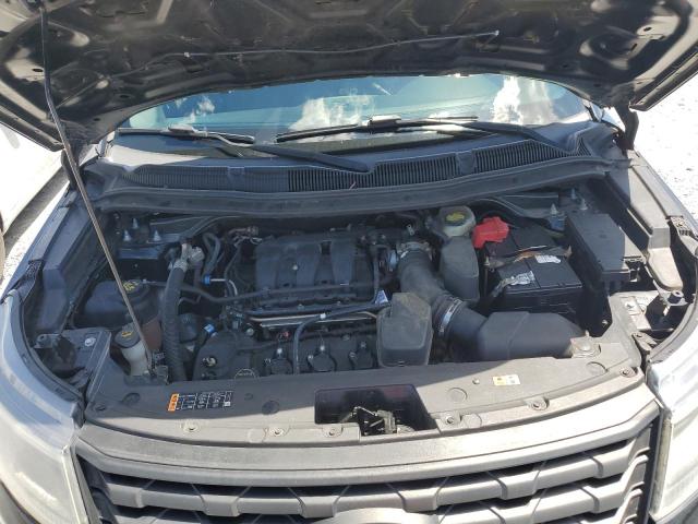 1FM5K8AR5HGE00775 - 2017 FORD EXPLORER POLICE INTERCEPTOR BLACK photo 12