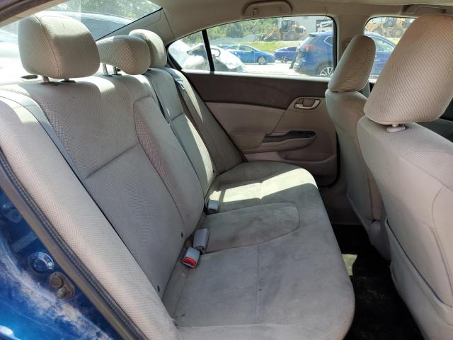 19XFB2F59CE071146 - 2012 HONDA CIVIC LX BLUE photo 10