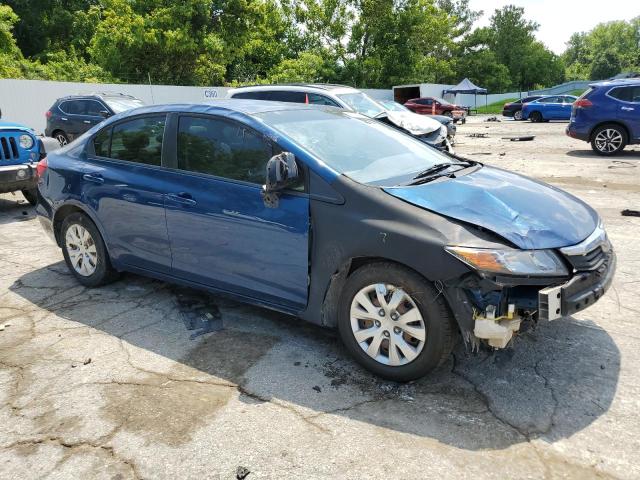 19XFB2F59CE071146 - 2012 HONDA CIVIC LX BLUE photo 4