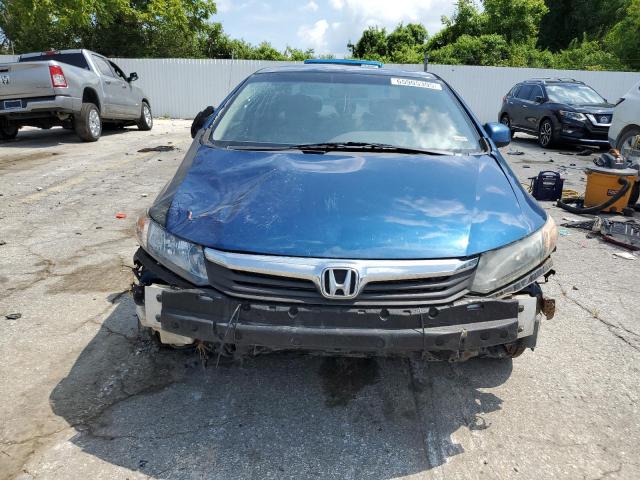 19XFB2F59CE071146 - 2012 HONDA CIVIC LX BLUE photo 5