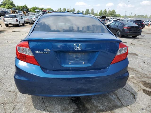 19XFB2F59CE071146 - 2012 HONDA CIVIC LX BLUE photo 6