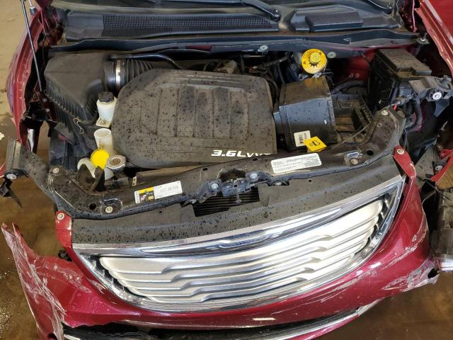 2C4RC1BG6FR711554 - 2015 CHRYSLER TOWN & COU TOURING RED photo 12