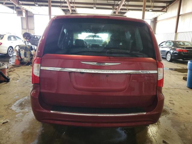 2C4RC1BG6FR711554 - 2015 CHRYSLER TOWN & COU TOURING RED photo 6