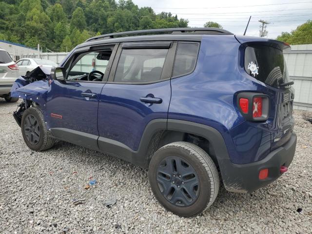 ZACCJBCBXJPH61262 - 2018 JEEP RENEGADE TRAILHAWK BLUE photo 2