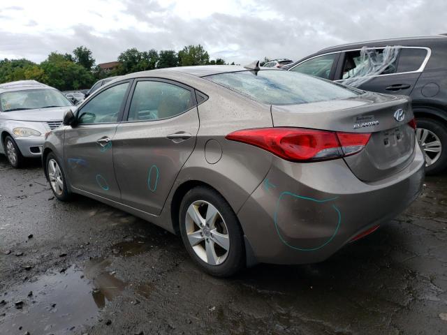 5NPDH4AE5DH440509 - 2013 HYUNDAI ELANTRA GLS TAN photo 2