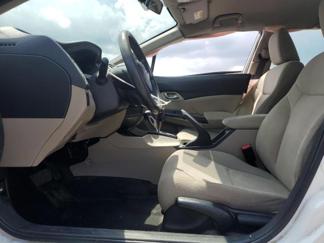 2HGFB2F51DH545680 - 2013 HONDA CIVIC LX თეთრი ფოტო 7