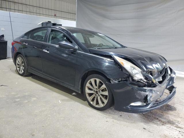 5NPEC4AC4BH053805 - 2011 HYUNDAI SONATA SE BLACK photo 4