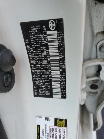 5YFEPRAE6LP060875 - 2020 TOYOTA COROLLA LE WHITE photo 12