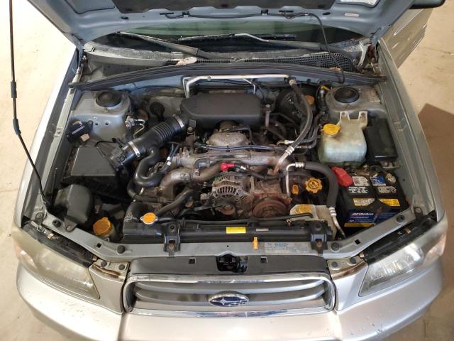 JF1SG65605H745821 - 2005 SUBARU FORESTER 2.5XS ვერცხლისფერი ფოტო 12