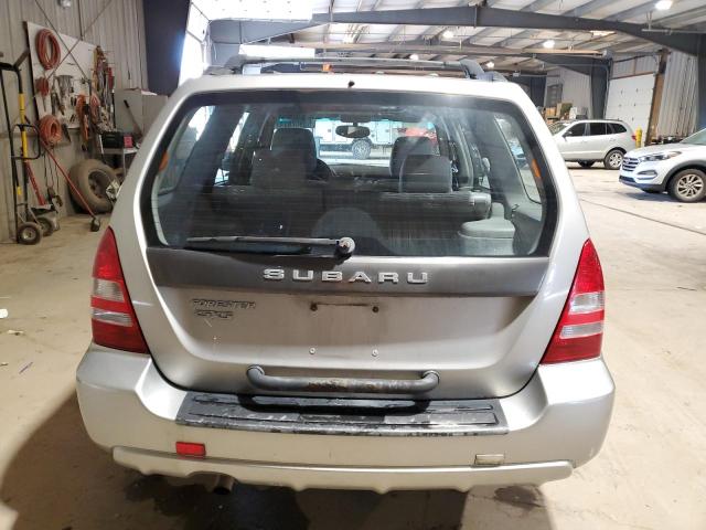 JF1SG65605H745821 - 2005 SUBARU FORESTER 2.5XS ვერცხლისფერი ფოტო 6