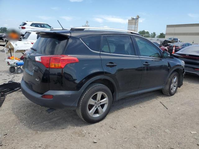 2T3WFREVXFW146184 - 2015 TOYOTA RAV4 XLE BLACK photo 3