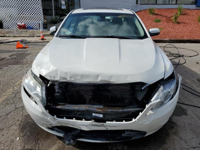 1FAHP2EW7AG115927 - 2010 FORD TAURUS SEL WHITE photo 5