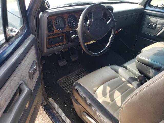 3B7KE23C1PM165087 - 1993 DODGE D-SERIES D200 BLUE photo 8