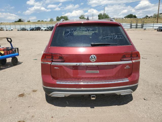 1V2MR2CA7JC572186 - 2018 VOLKSWAGEN ATLAS SEL 红色 照片 6