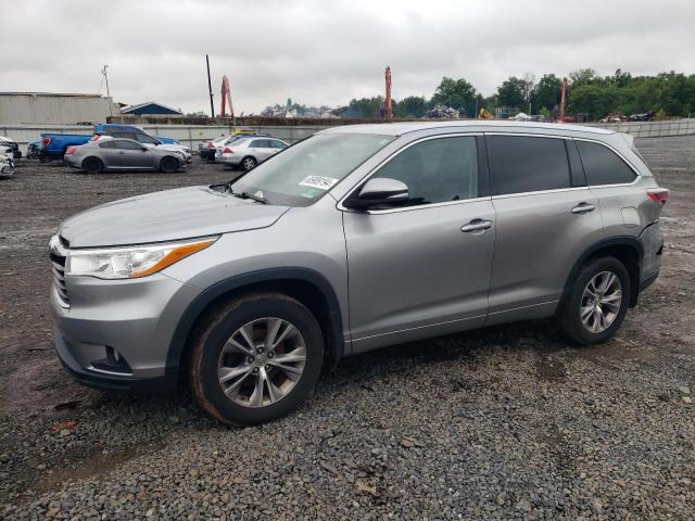 5TDJKRFH8ES047183 - 2014 TOYOTA HIGHLANDER XLE SILVER photo 1