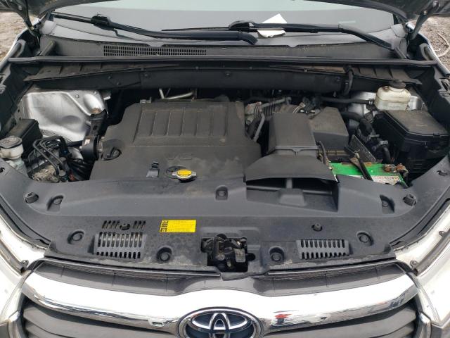 5TDJKRFH8ES047183 - 2014 TOYOTA HIGHLANDER XLE SILVER photo 12