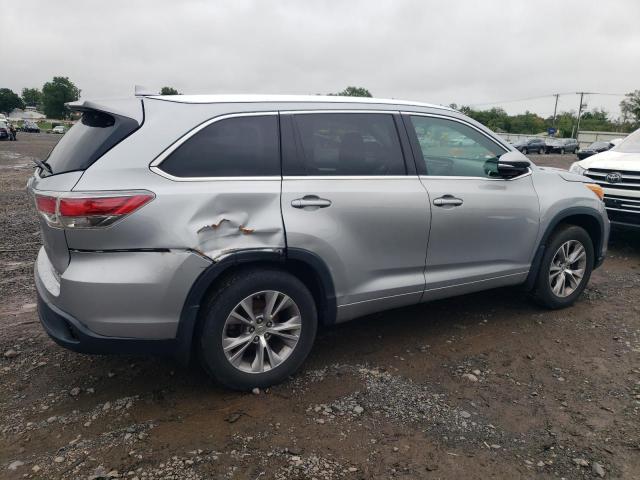 5TDJKRFH8ES047183 - 2014 TOYOTA HIGHLANDER XLE SILVER photo 3