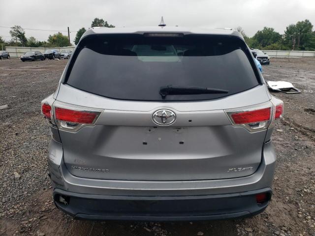 5TDJKRFH8ES047183 - 2014 TOYOTA HIGHLANDER XLE SILVER photo 6