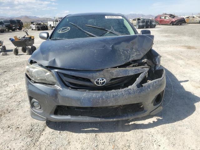 2T1BU4EE1BC578318 - 2011 TOYOTA COROLLA BASE GRAY photo 5