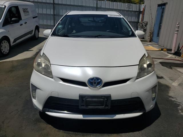 JTDKN3DU2D5587710 - 2013 TOYOTA PRIUS Blanc photo 5